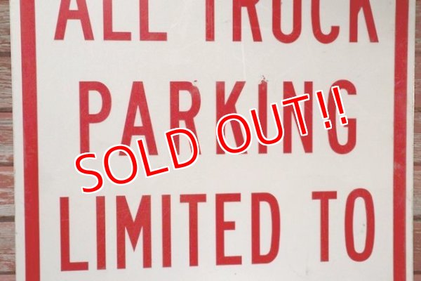 画像3: dp-200901-66 Road Sign "PARKING LIMITED TO 3 HOURS"