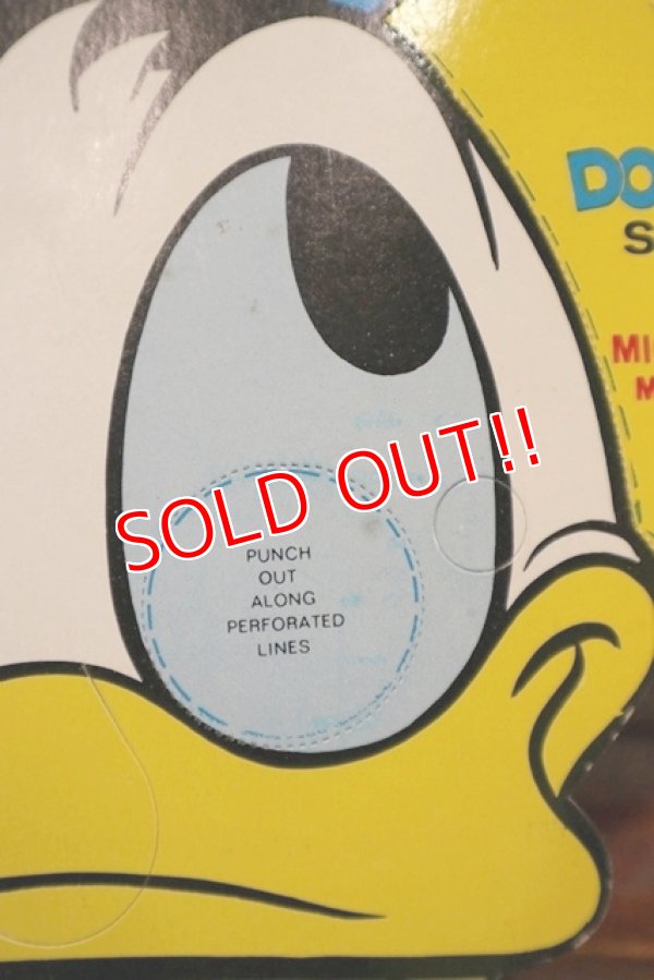 画像4: dp-200901-63 Donald Duck / 1960's Paper Sunglasses