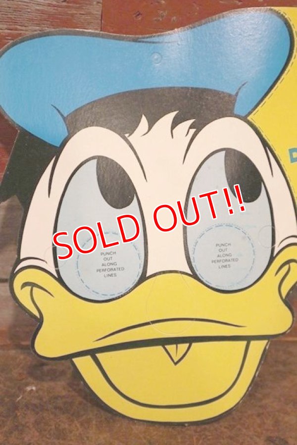 画像2: dp-200901-63 Donald Duck / 1960's Paper Sunglasses