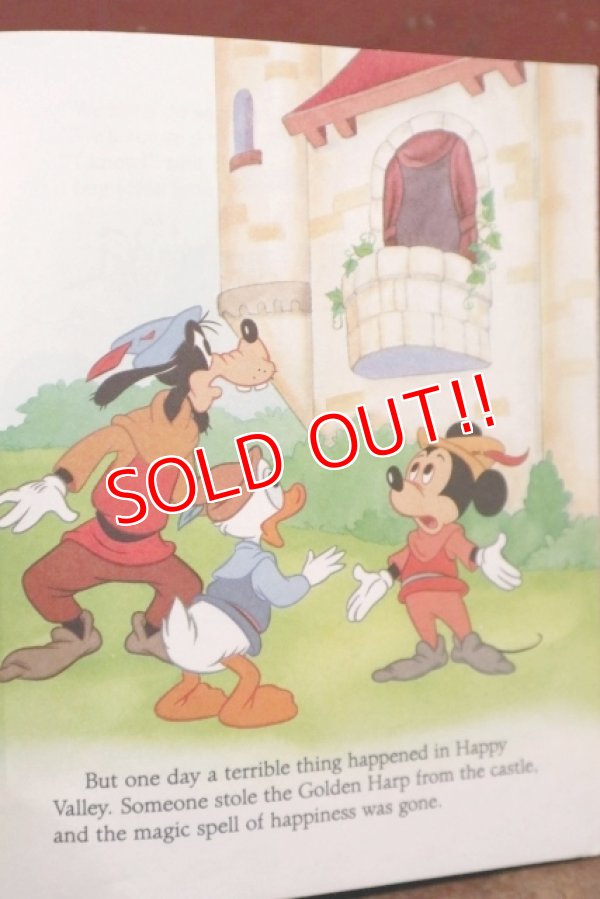 画像3: ct-200901-72 Mickey Mouse / 1988 Little Golden Book "Mickey and the Beans Talk"
