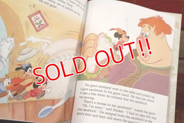 画像6: ct-200901-72 Mickey Mouse / 1988 Little Golden Book "Mickey and the Beans Talk"