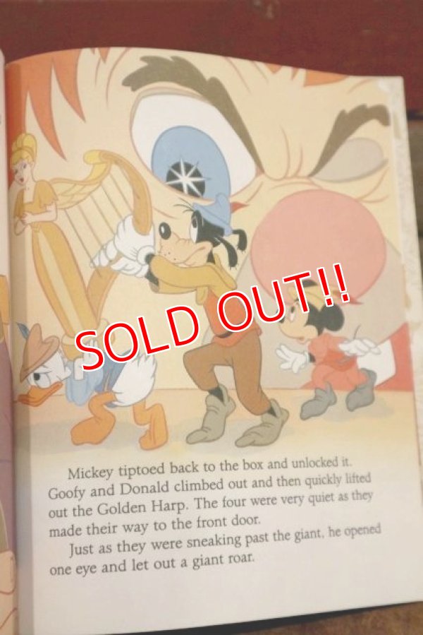 画像7: ct-200901-72 Mickey Mouse / 1988 Little Golden Book "Mickey and the Beans Talk"