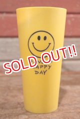 画像: dp-201001-07 Have A Happy Day / 1970's Smile Plastic Tumbler