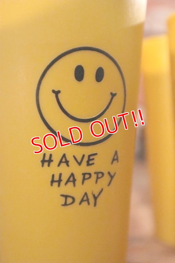 画像3: dp-201001-07 Have A Happy Day / 1970's Smile Plastic Tumbler