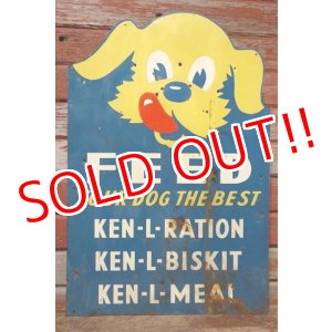 画像: dp-201001-19 KEN-L / 1950's Metal Sign