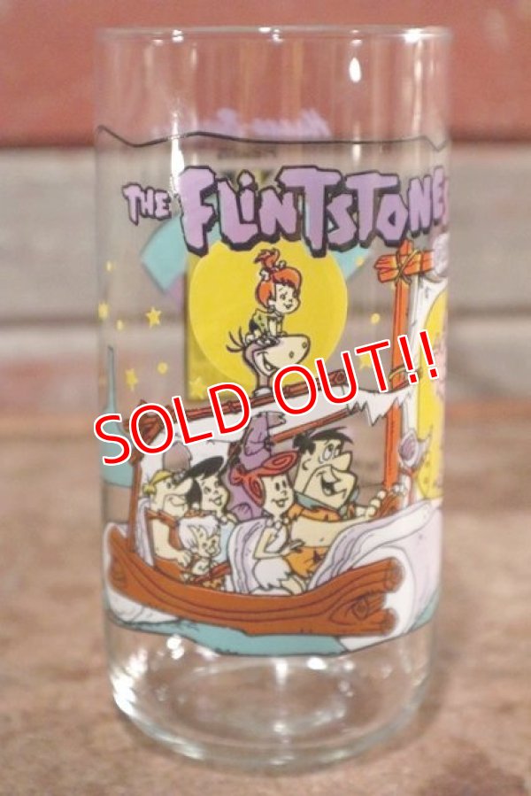 画像1: gs-201001-10 The Flintstones / Hardee's 1991 "Going to the Drive-in" Glass