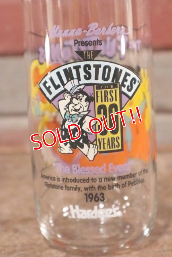 画像4: gs-201001-09 The Flintstones / Hardee's 1991 "The Blessed Event" Glass