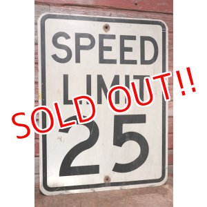 画像: dp-201001-14 Road Sign "SPEED LIMIT 25 "
