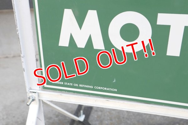 画像4: dp-200901-55 QUAKER STATE / 1970's Stand Sign