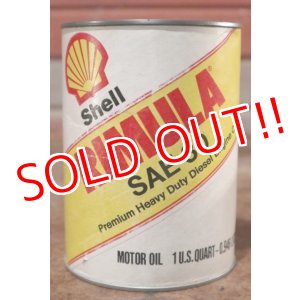 画像: dp-201001-30 Shell RIMULA / One Quart Motor Oil Can