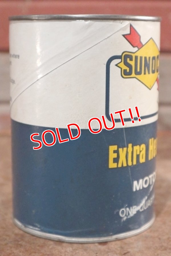 画像3: dp-201001-36 SUNOCO DX / One Quart Motor Oil Can