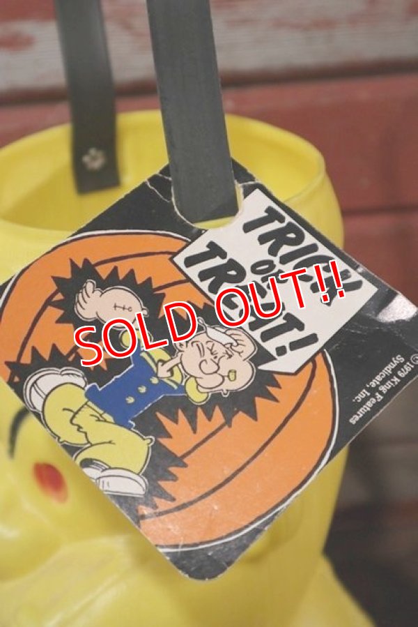 画像5: ct-201001-67 Popeye / 1979 Halloween Candy Bucket Container