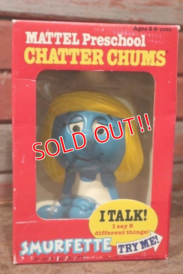 画像1: ct-201001-41 Smurfette / Mattel 1983 Chatter Chums (Box)