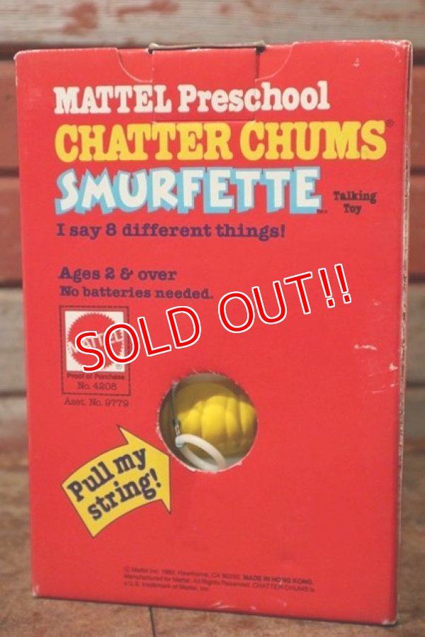 画像6: ct-201001-41 Smurfette / Mattel 1983 Chatter Chums (Box)