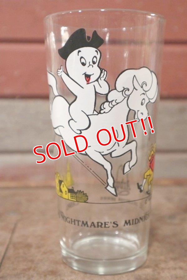 画像1: gs-201001-13 Casper & Nightmare / Arby's 1970's 16 oz. Glass