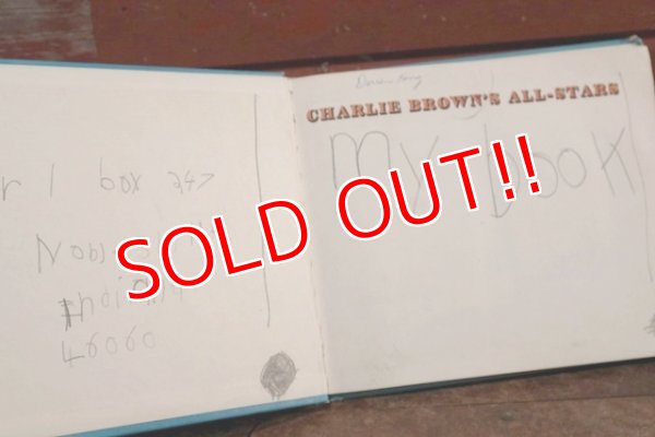 画像3: ct-201001-30 PEANUTS / 1965 "Charlie Brown's ALL STARS" Picture Book