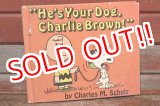 画像: ct-201001-29 PEANUTS / 1968 "He's Your Dog,Charlie Brown!" Picture Book