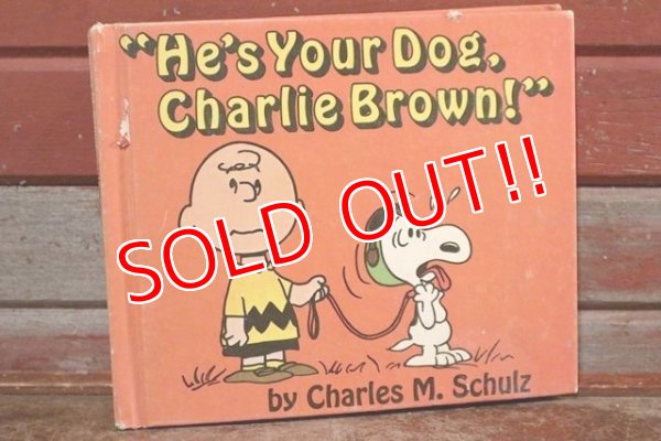 画像1: ct-201001-29 PEANUTS / 1968 "He's Your Dog,Charlie Brown!" Picture Book