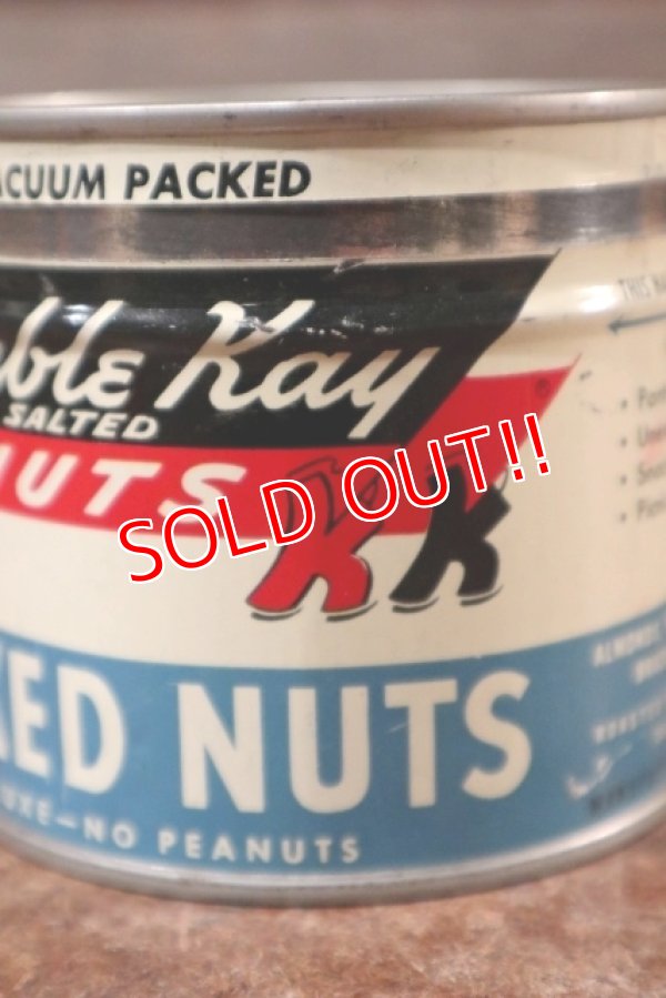 画像2: dp-201101-50 Double Kay Mixed Nuts / Vintage Tin Can