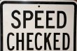 画像2: dp-201101-71 Road sign "SPEED CHECKED BY RADER"