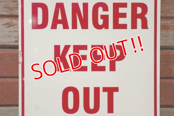 画像2: dp-201101-64 Road Sign "DANGER KEEP OUT × NO SMOKING"