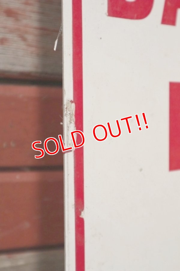 画像6: dp-201101-64 Road Sign "DANGER KEEP OUT × NO SMOKING"