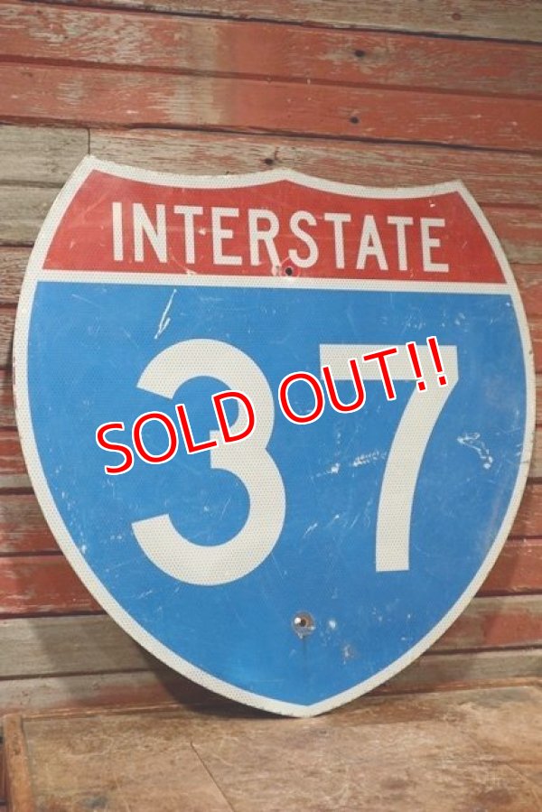 画像1: dp-201101-68 Road Sign "INTERSTATE 37"