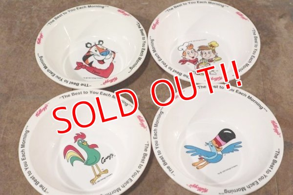 画像1: ct-201101-88 Kellogg's / 1995 Plastic Cereal Bowl Set