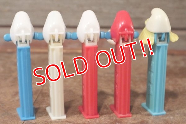 画像5: pz-201101-01 Smurfs / 1990's PEZ Dispenser Set