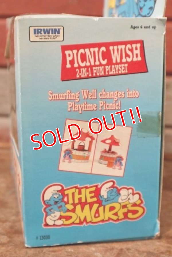 画像7: ct-201101-41 Smurf / 1990's Sassette PICNIC WISH Play Set