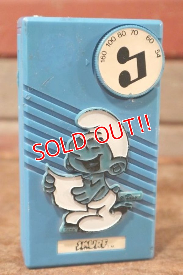 画像1: ct-201101-68 Smurf / 1980's Transistor Radio