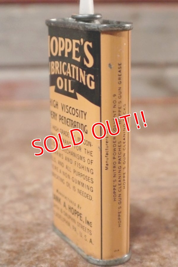 画像3: dp-201114-18 HOPPE'S LUBRICANTS OIL / Vintage Handy Can