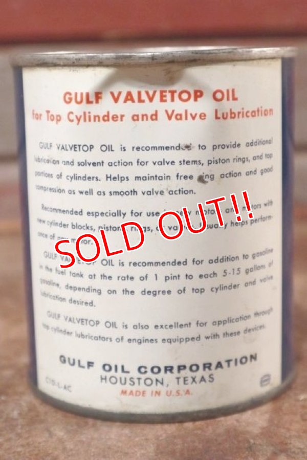 画像6: dp-201101-56 Gulf / 1960's VALVETOP Oil Can