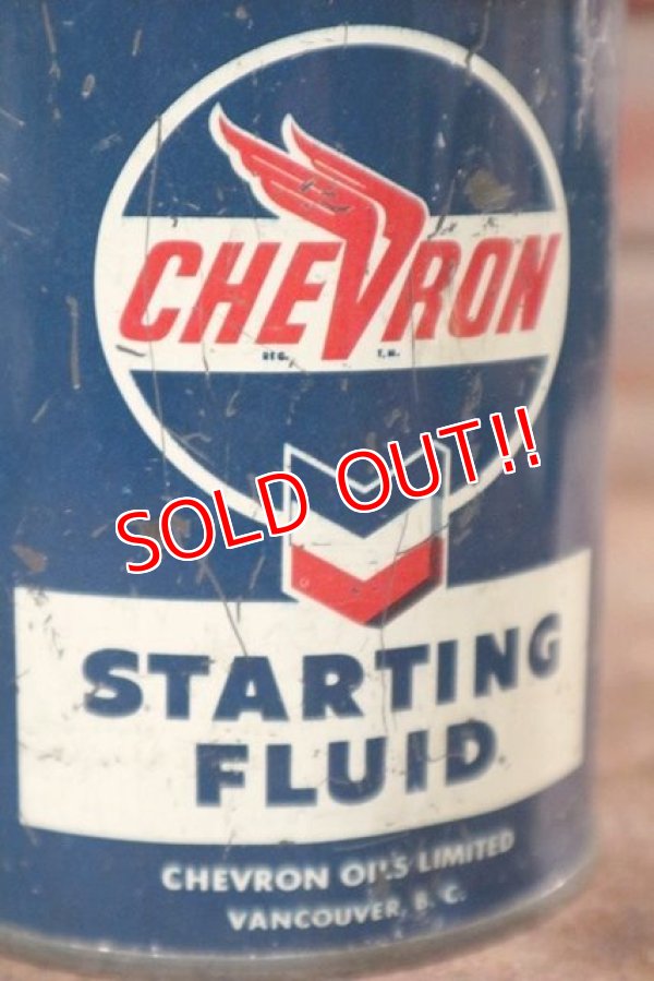 画像2: dp-201101-54 CHEVRON / 1950's Starting Fluid Can