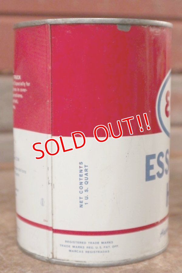 画像3: dp-201101-61 Esso / 1964 1 Quart ESSOLUBE HDX Motor Oil Can