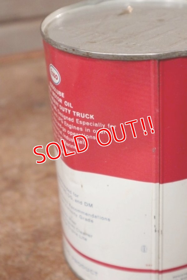 画像7: dp-201101-61 Esso / 1964 1 Quart ESSOLUBE HDX Motor Oil Can