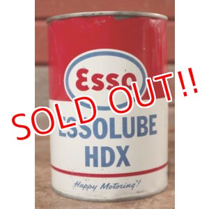 画像: dp-201101-61 Esso / 1964 1 Quart ESSOLUBE HDX Motor Oil Can