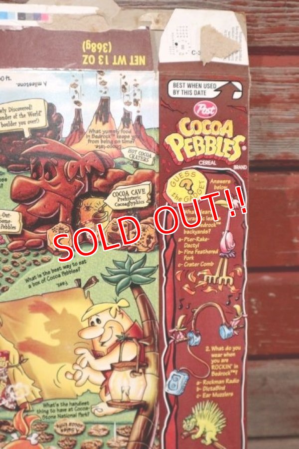 画像7: ct-201114-93 The Flintstones / Post 1996 Cocoa Pebbles Cereal Box