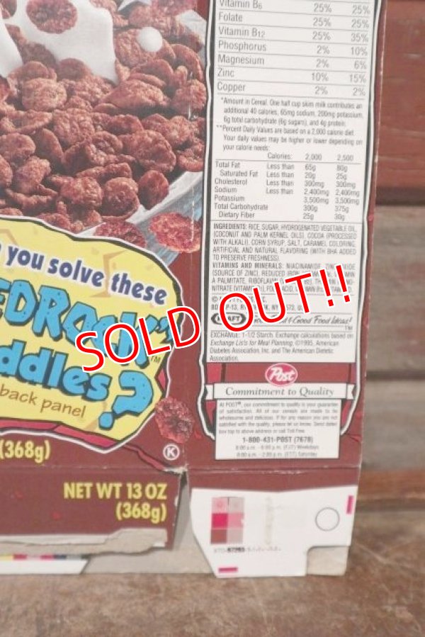 画像3: ct-201114-93 The Flintstones / Post 1996 Cocoa Pebbles Cereal Box