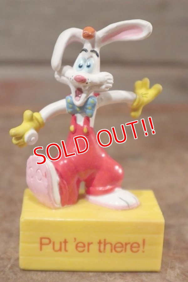 画像1: ct-201114-63 Roger Rabbit / 1988 PVC Figure "Put 'er There!"