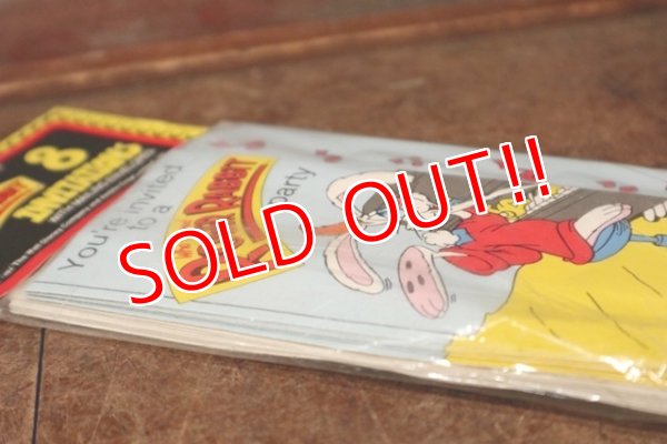 画像5: ct-201114-63 Roger Rabbit / 1987 Invitations