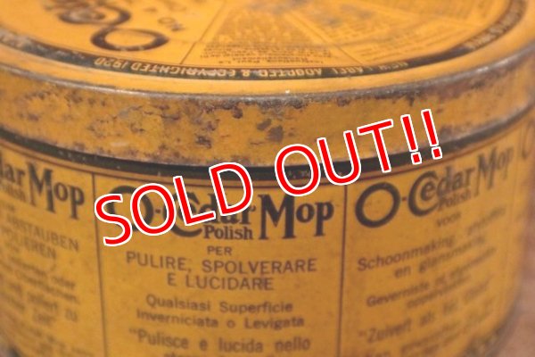 画像6: dp-201114-21 O-Cedar Mop / 1930's-1940's Tin Can