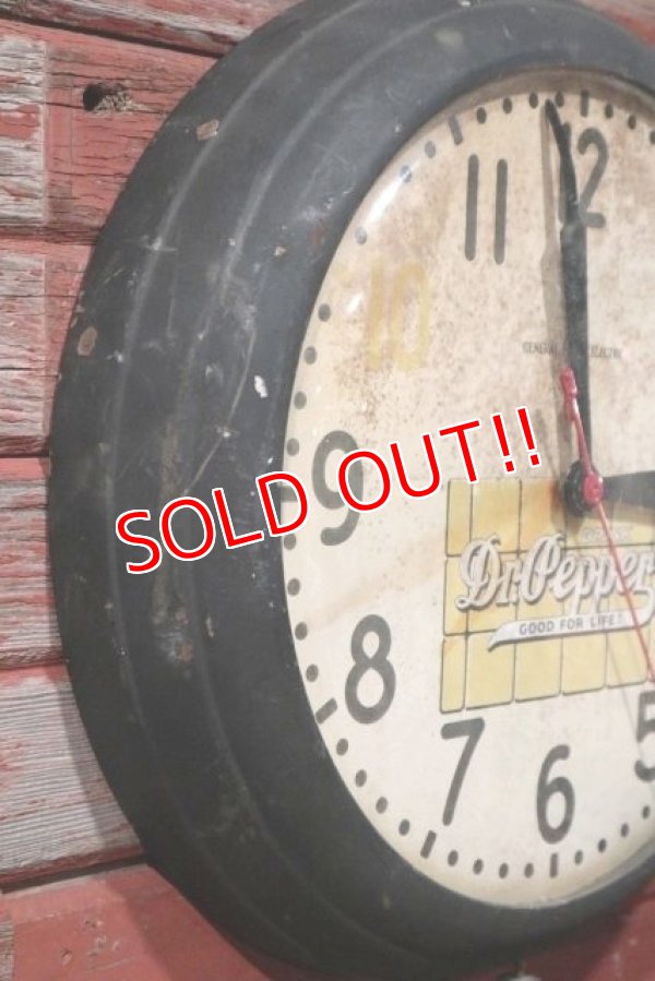 画像6: dp-201114-04 General Electric × Dr. Pepper / 1940's Wall Clock