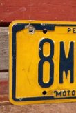 画像2: dp-201114-37 1970's Motorcycle License Plate "Pennsylvania"