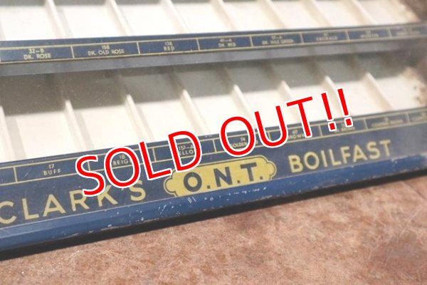 画像2: dp-201114-07 CLARK'S BOILFAST / 1930's-1940's Store Display Rack