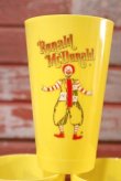 画像1: ct-201114-08 McDonald's / Ronald McDonald 1970's Plastic Cup