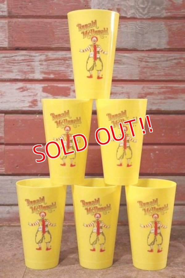 画像2: ct-201114-08 McDonald's / Ronald McDonald 1970's Plastic Cup