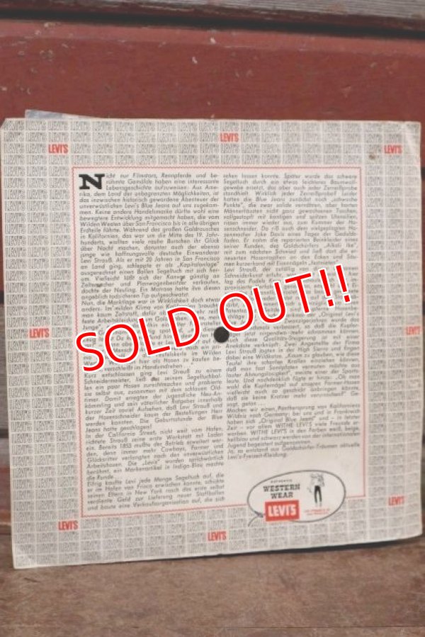 画像10: dp-201201-16 LEVI'S / 1960's-1970's EP Record Cover