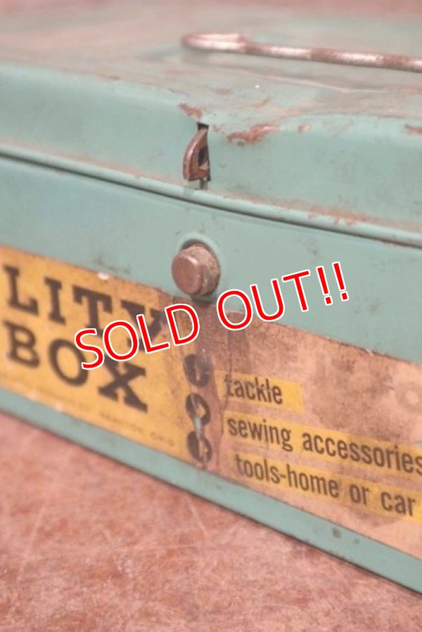 画像3: dp-201201-15 Vintage Metal Utility Box