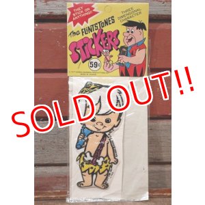 画像: ct-201114-61 The Flintstones / Bamm Bamm Rubble 1977 Puffy Sticker